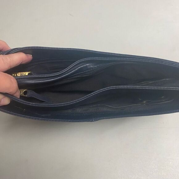 SAS Blue Shoulder Crossbody Bag 12X2X9 Boho - Picture 7 of 11